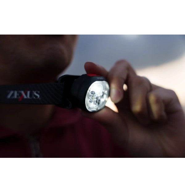 ZEXUS HEAD LIGHT USB charging type ZX-R380 USB charging type