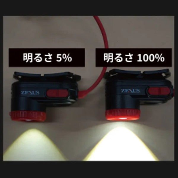 ZEXUS HEAD LIGHT USB charging type ZX-R380 USB charging type