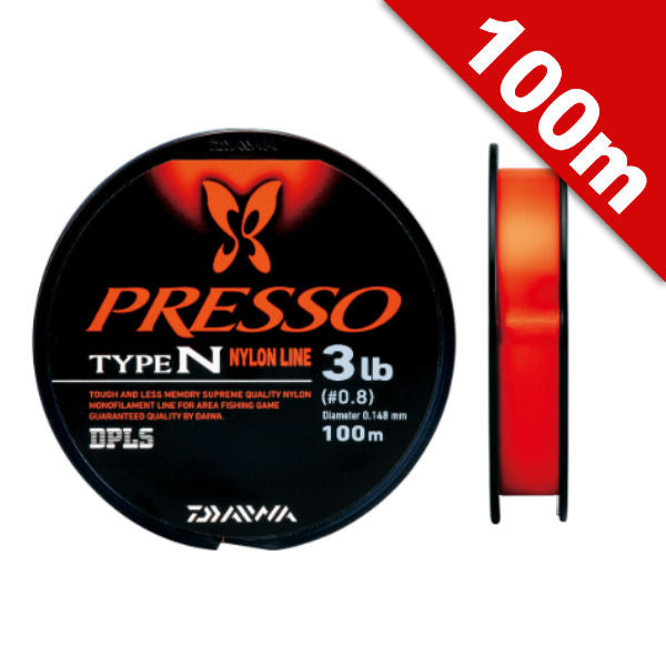DAIWA SILVER CREEK TYPE-N 3lb - 100m NYLON Fine Orange