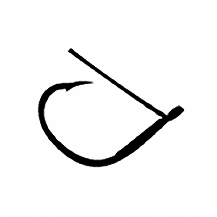 DAIWA BASSERS WORM HOOK SS G-WKY #2/0 (4 pcs/pack)