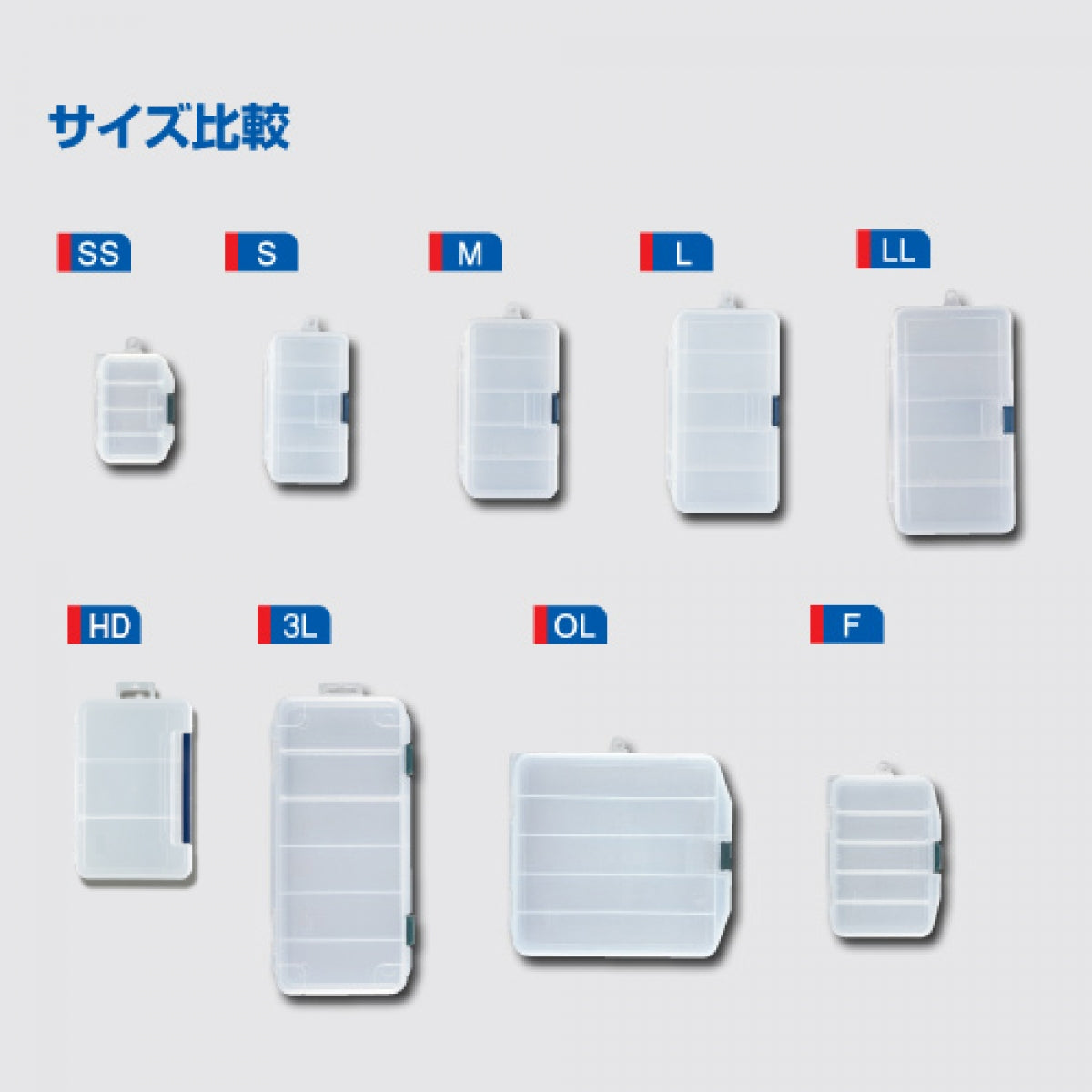 MEIHO WORM CASE 161 x 91 x 31mm M