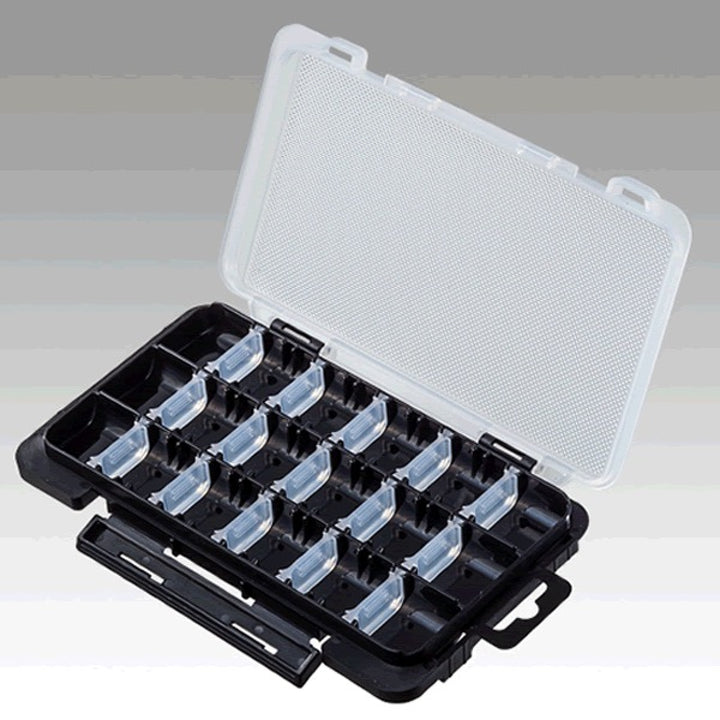MEIHO LIGHT GAME CASE J 175×105×18mm J CLEAR/BLACK
