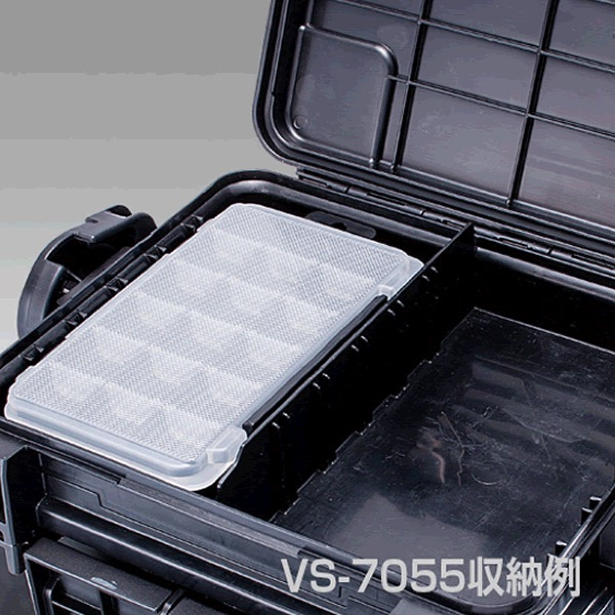 MEIHO LIGHT GAME CASE J 175×105×18mm J CLEAR/BLACK