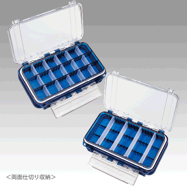 MEIHO WATER PROOF CASE WG 175×105×43mm WG CLEAR BLUE