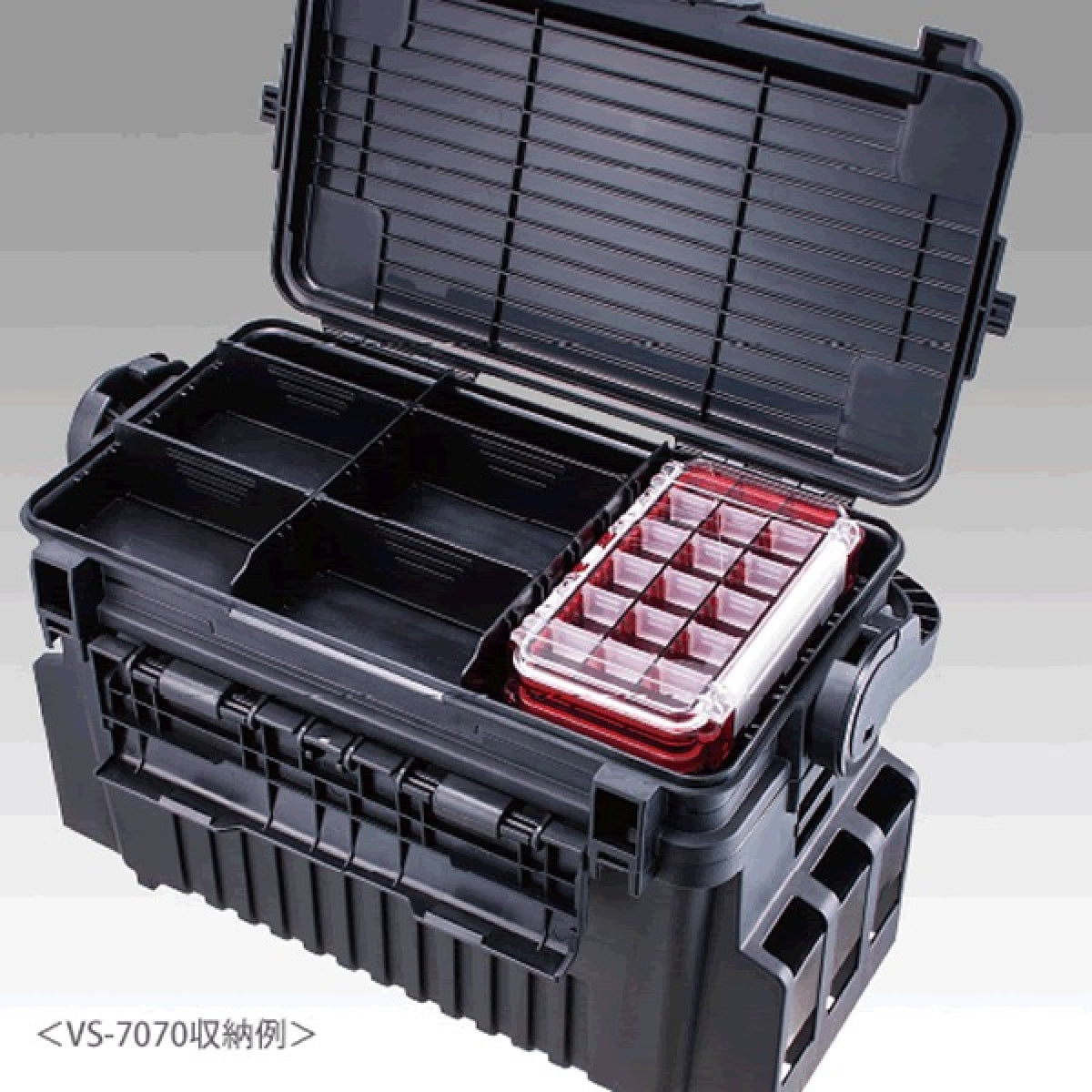 MEIHO WATER PROOF CASE WG 175×105×43mm WG-1 CLEAR RED
