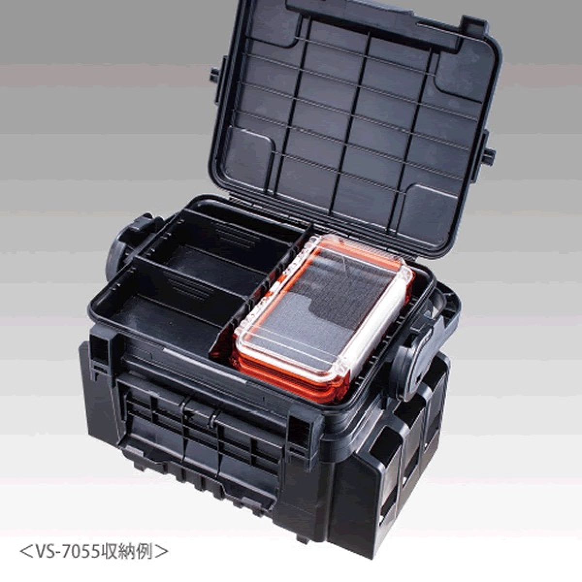 MEIHO WATER PROOF CASE WG 175×105×43mm WG-2 CLEAR ORANGE