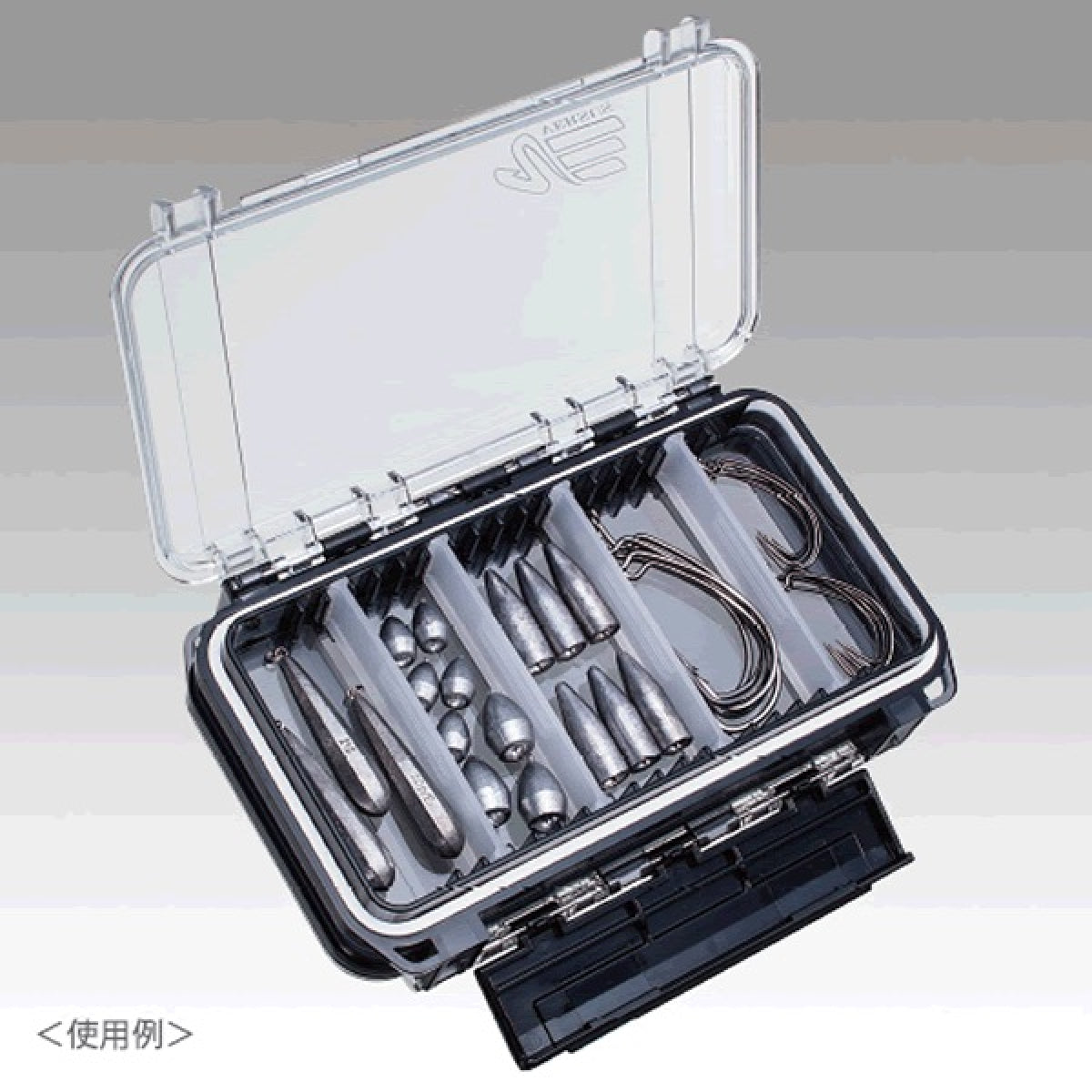 MEIHO VS-450WG 175×105×43mm VS-450WG CLEAR BLACK