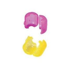 NAKAZIMA EGI SAFETY COVER L (10 pcs/pack) 1090 (ca.90 - 121 mm) YELLOW / PINK