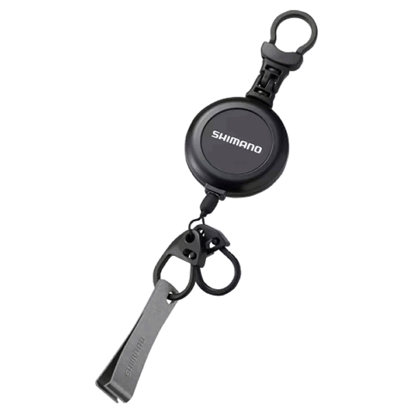 SHIMANO HOOK REEL CR WITH LINE CUTTER 40mm (Max length : 60cm) PI-042R ALL BLACK