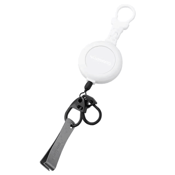 SHIMANO HOOK REEL CR WITH LINE CUTTER 40mm (Max length : 60cm) PI-042R ALL WHITE