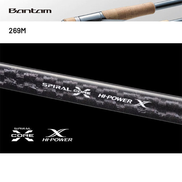 SHIMANO 22 BANTAM 269M (1 pce-Grip Joint, Spinning)