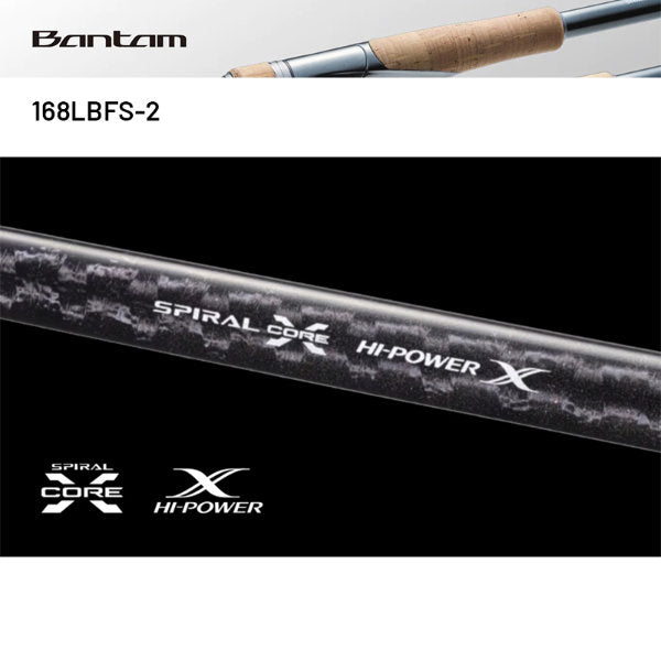 SHIMANO 22 BANTAM 168LBFS-2 (2 pieces, Casting)