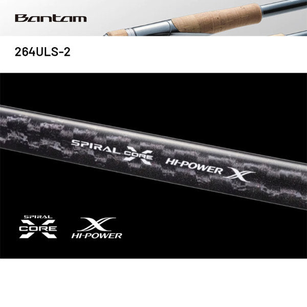 SHIMANO 22 BANTAM 264ULS-2 (2 pieces, Spinning)