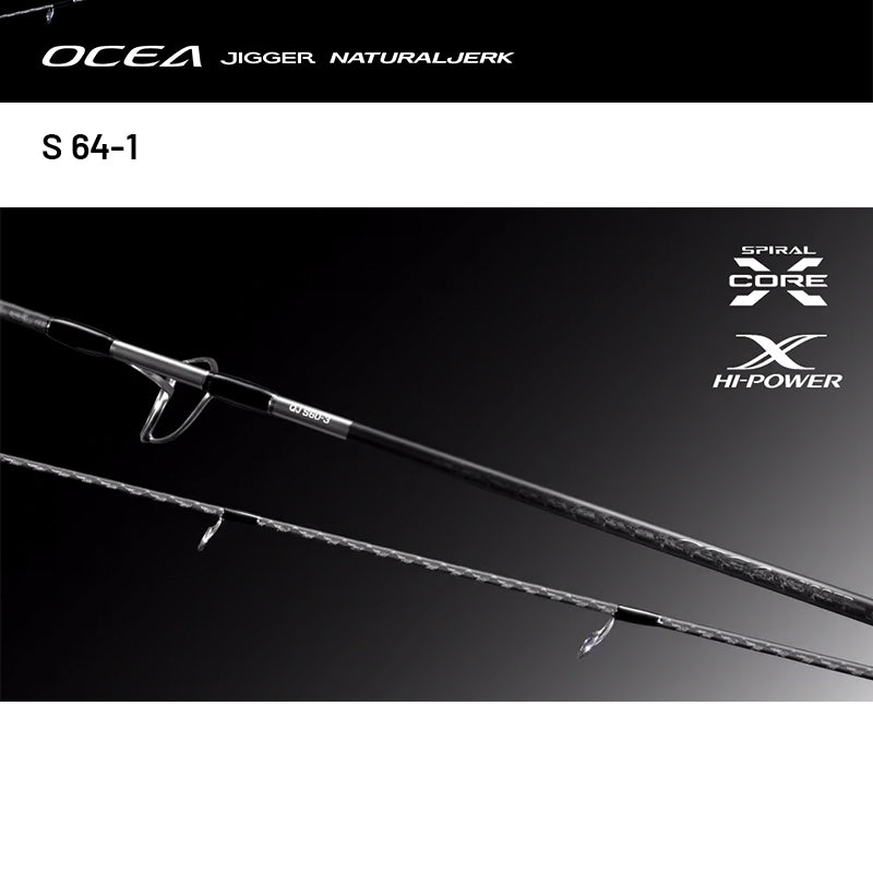 SHIMANO 24 OCEA JIGGER NATURAL JERK S 64-1 (1 piece, Spinning)