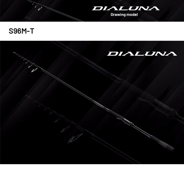 SHIMANO 24 DIALUNA [TELESCOPIC] S96M-T (3 pcs - Telescopic, Spinning)