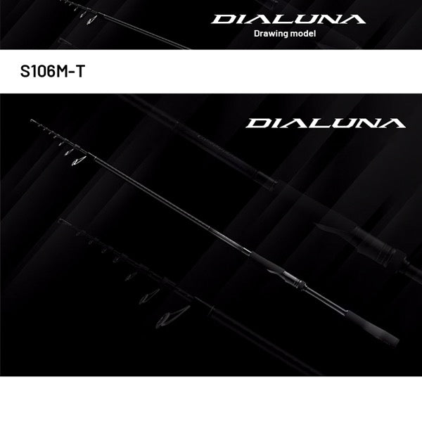 SHIMANO 24 DIALUNA [TELESCOPIC] S106M-T (3 pcs - Telescopic, Spinning)