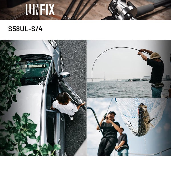 SHIMANO 24 UNFIX S58UL-S/4 (4 pieces, Spinning)