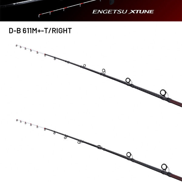 SHIMANO 24 ENGETSU XTUNE D-B 611M+-T/RIGHT (2 pieces, Casting)