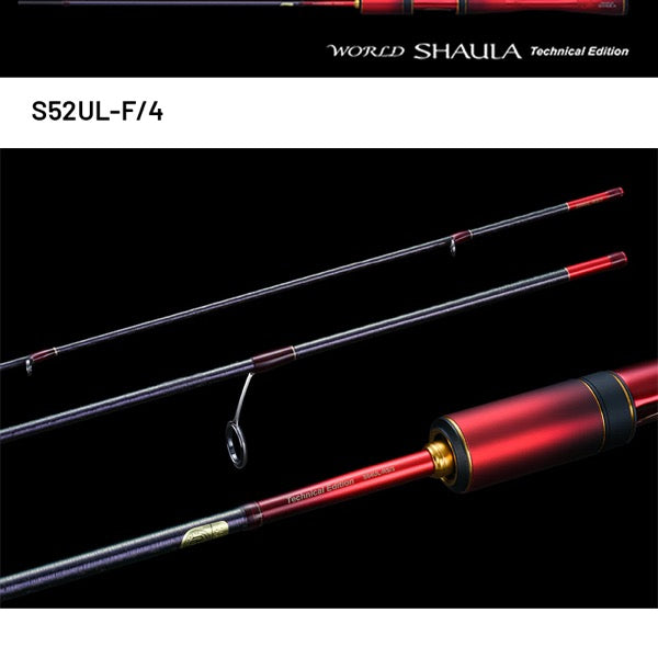 SHIMANO 24 WORLD SHAULA TECHNICAL EDITION S52UL-F/4 (4 pieces, Spinning)