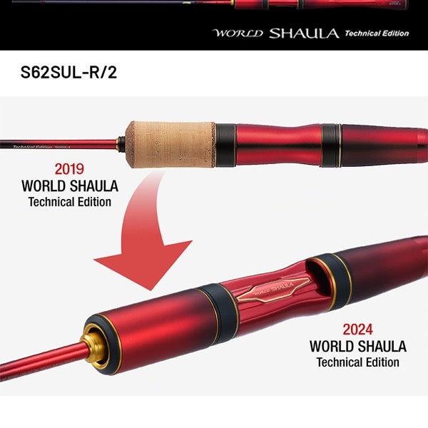 SHIMANO 24 WORLD SHAULA TECHNICAL EDITION S62SUL-R/2 (2 pieces, Spinning)