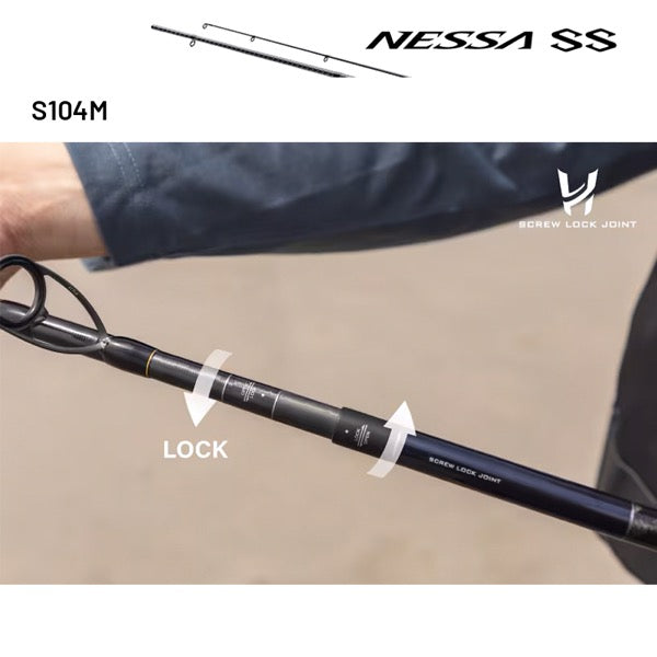 SHIMANO 24 NESSA SS S104M (3 pieces, Spinning)