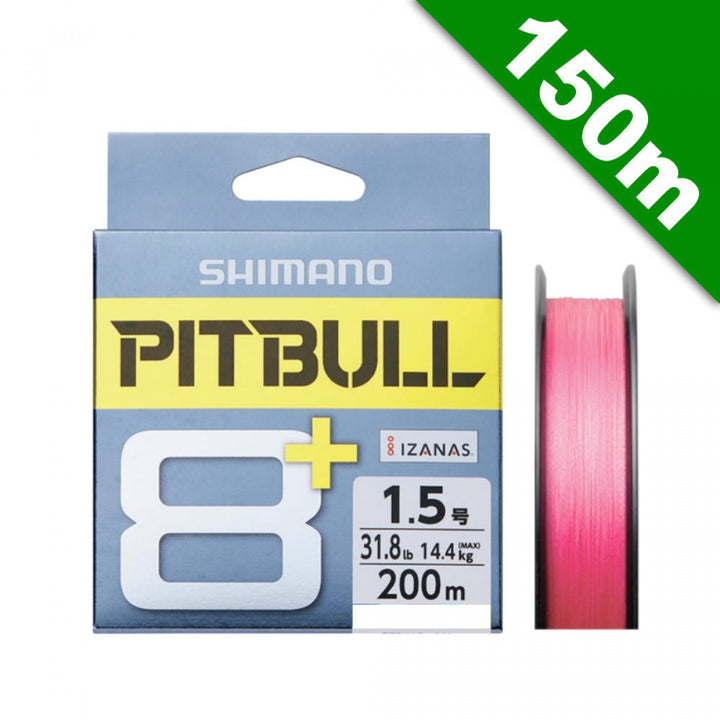 SHIMANO PITBULL 8+ #0.5 (12.2 lb) - 150m TRACEABLE PINK