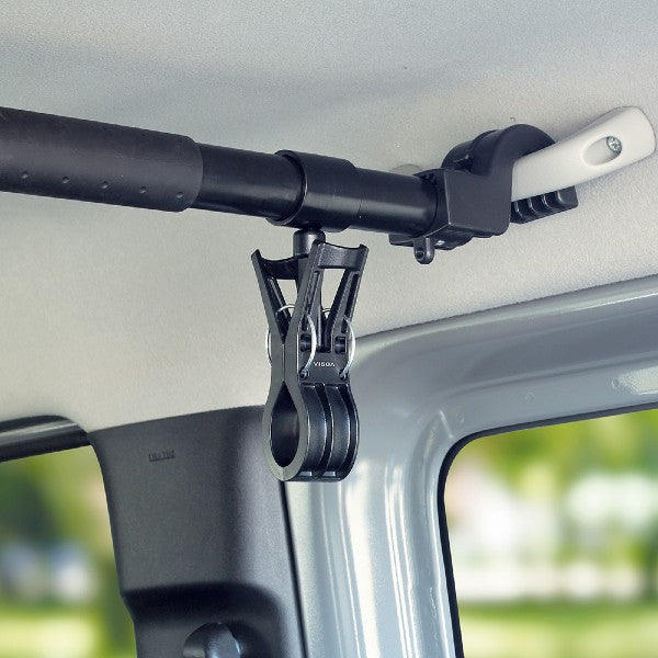 VISOA CLIP FOR BAR 15cm U-A17 BLACK