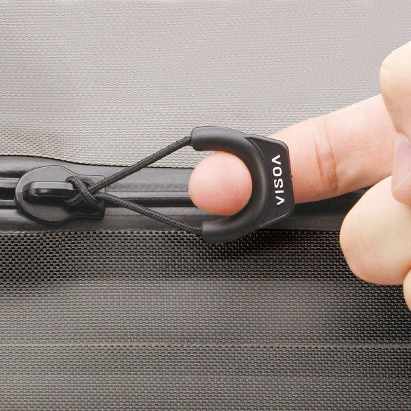 VISOA ZIPPER PULL 6x3cm U-A26 BLACK