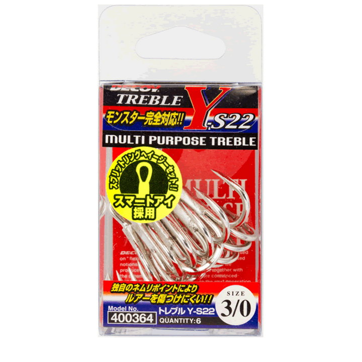 DECOY TREBLE #3/0 Y-S22 TIN