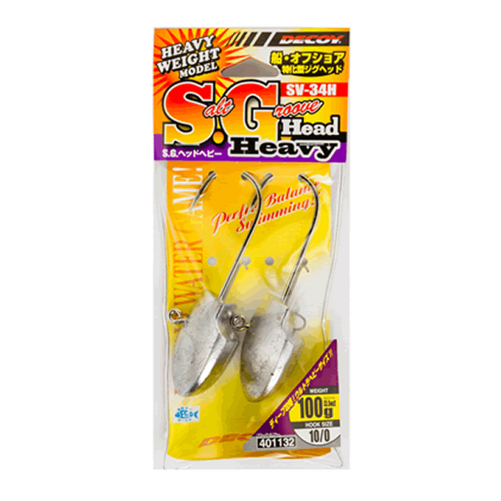 DECOY S.G.HEAD HEAVY #7/0-45g SV-34H W NICKEL