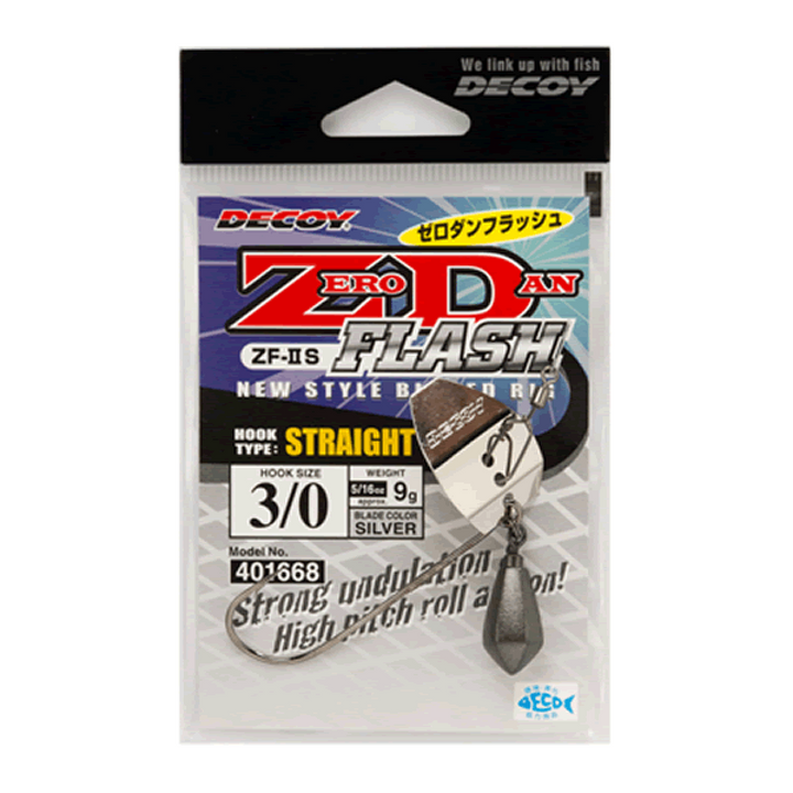 DECOY ZERO DAN FLASH STRAIGHT #3/0 - 9g ZF-2S (1 pcs/pack) SILVER
