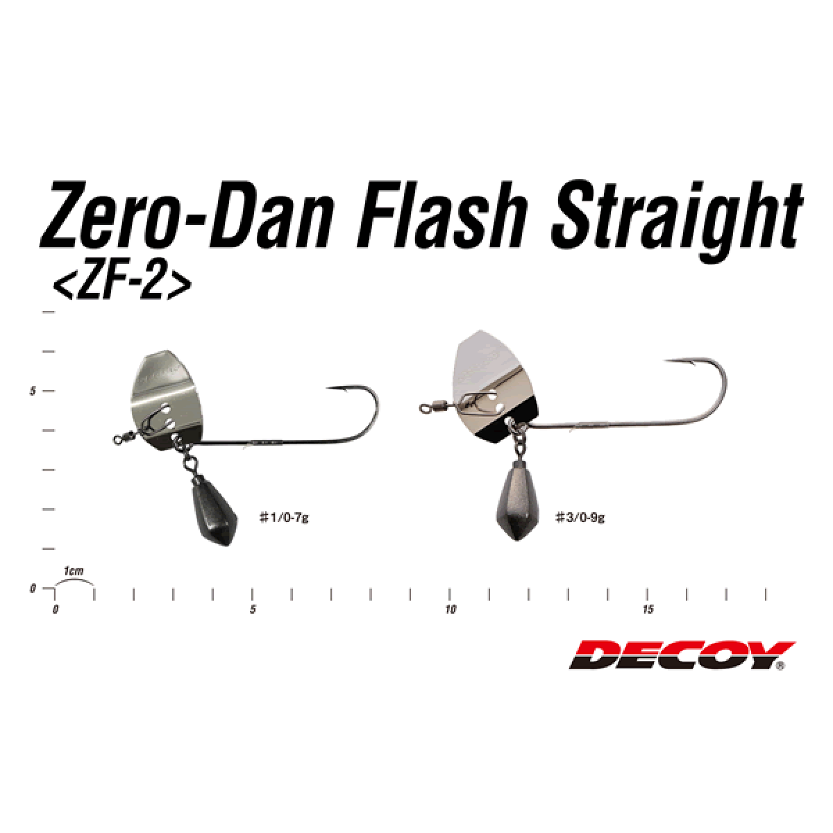 DECOY ZERO DAN FLASH STRAIGHT #3/0 - 9g ZF-2S (1 pcs/pack) SILVER