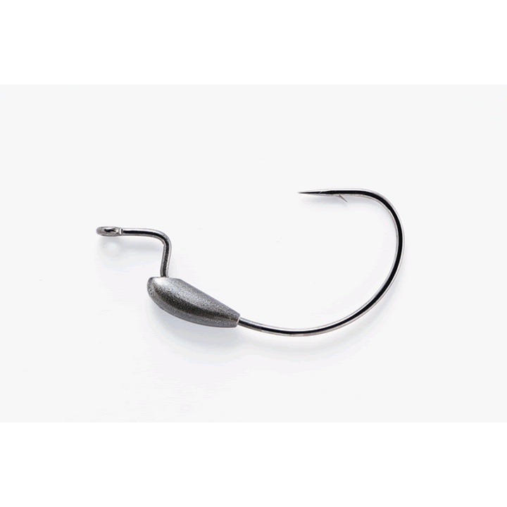 DECOY WEIGHTED MAGNUM #10/0 Worm126 (2 pcs/pack) NS BLACK