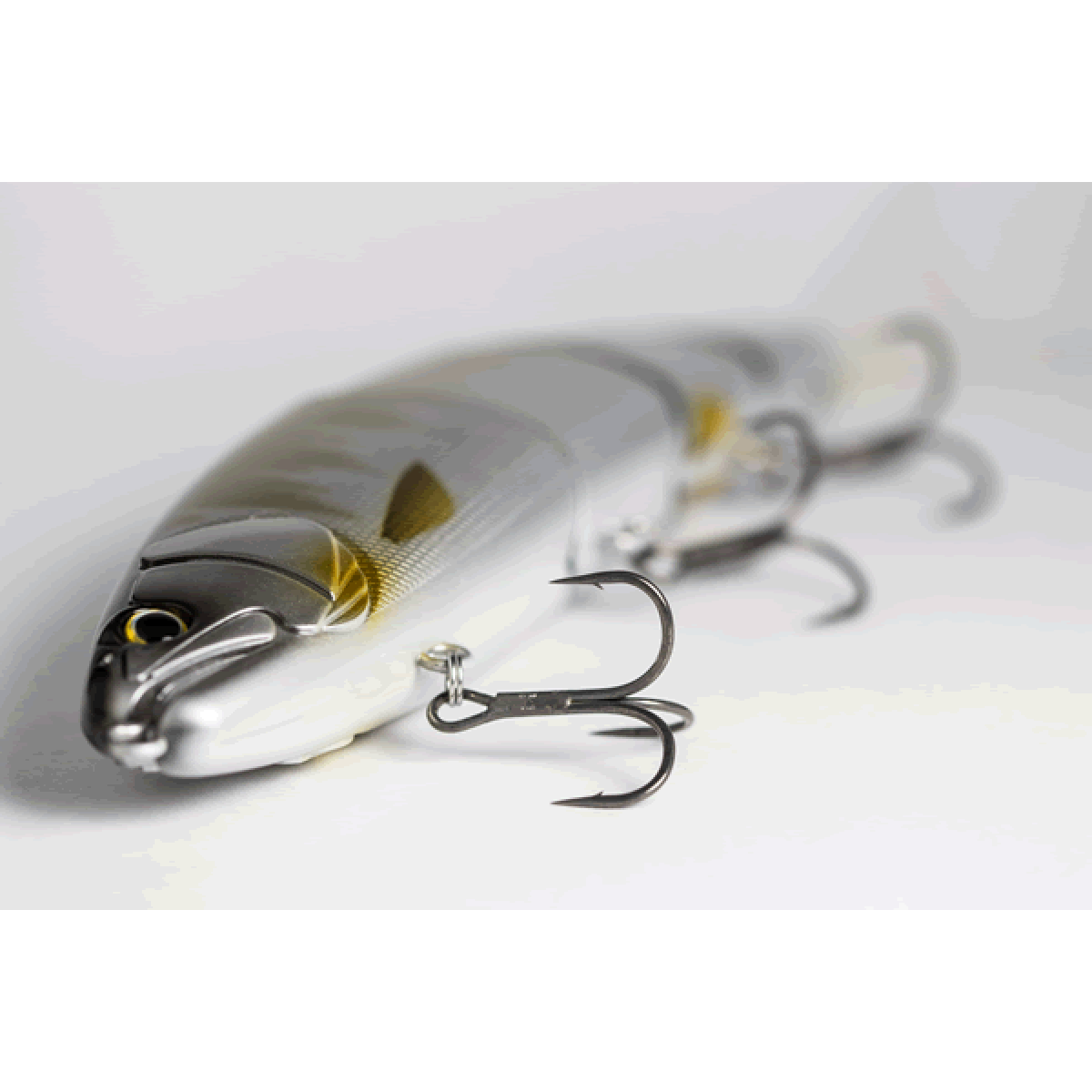 DECOY TREBLE Y-F33 #3/0 Y-F33F (5 pcs/pack) SILKY BLACK