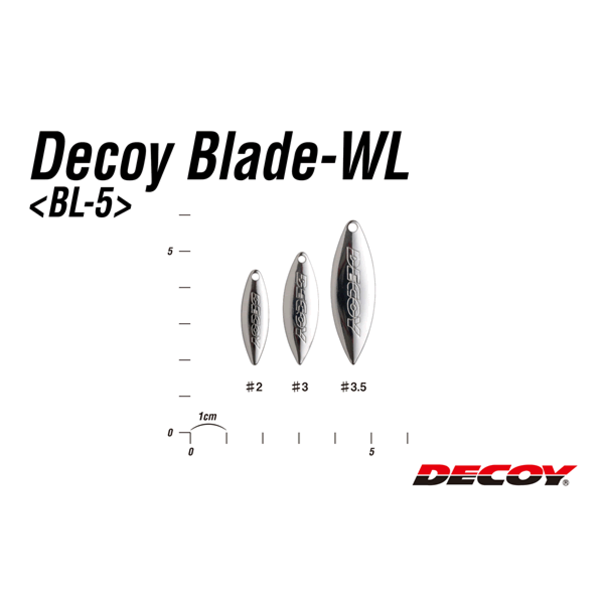 DECOY DECOY BLADE WL #3 BL-5 (5 pcs/pack) GOLD