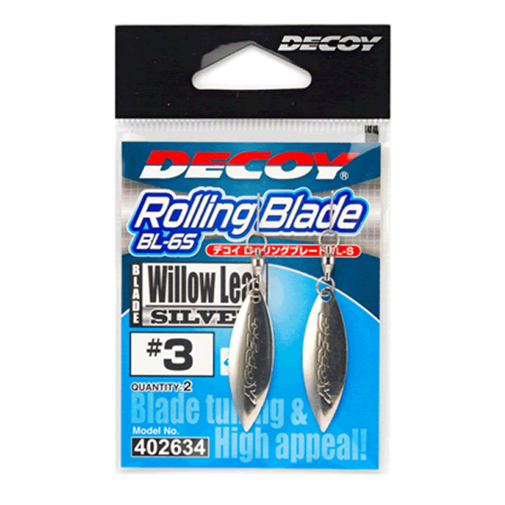 DECOY ROLLING BLADE WL #3.5 BL-6 (2 pcs/pack) GOLD