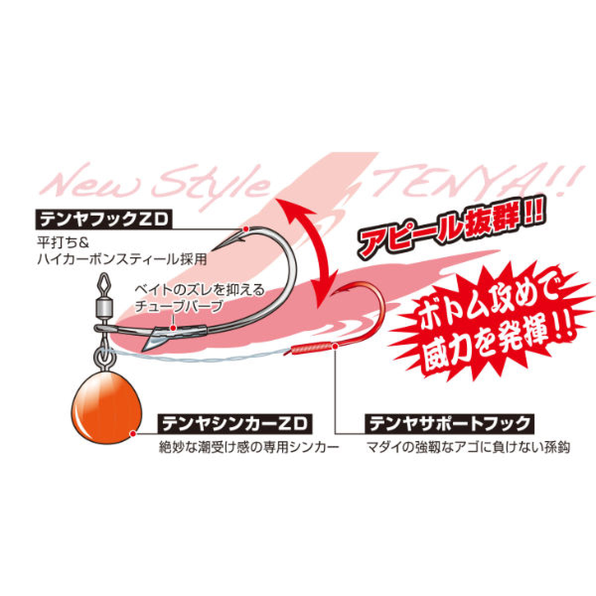 DECOY ZERO DAN TENYA #10 - 38g OS-1G GLOW