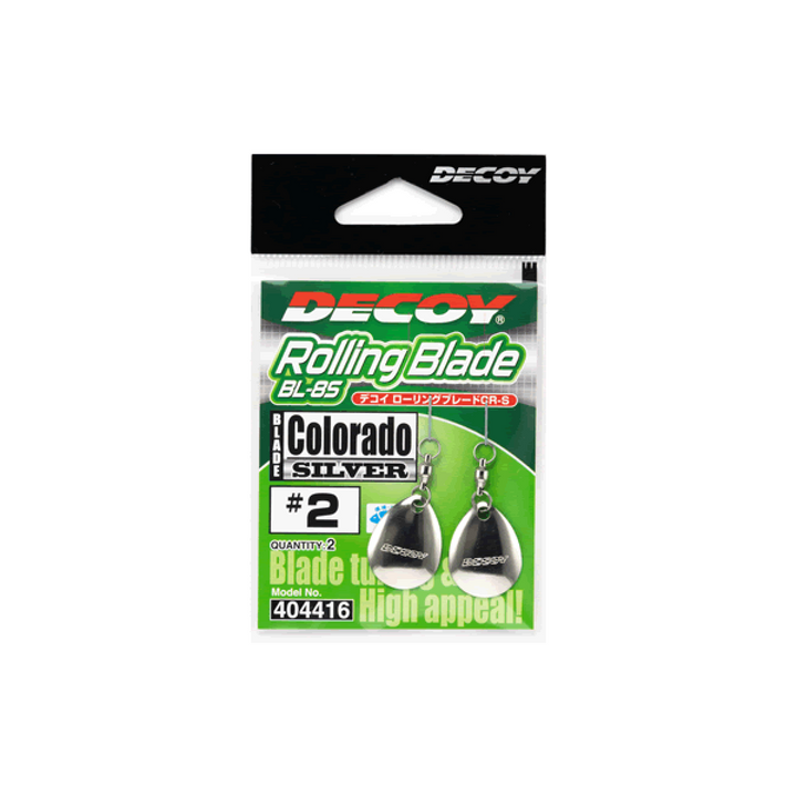 DECOY ROLLING BLADE CR #3 (2 pcs/pack) SILVER