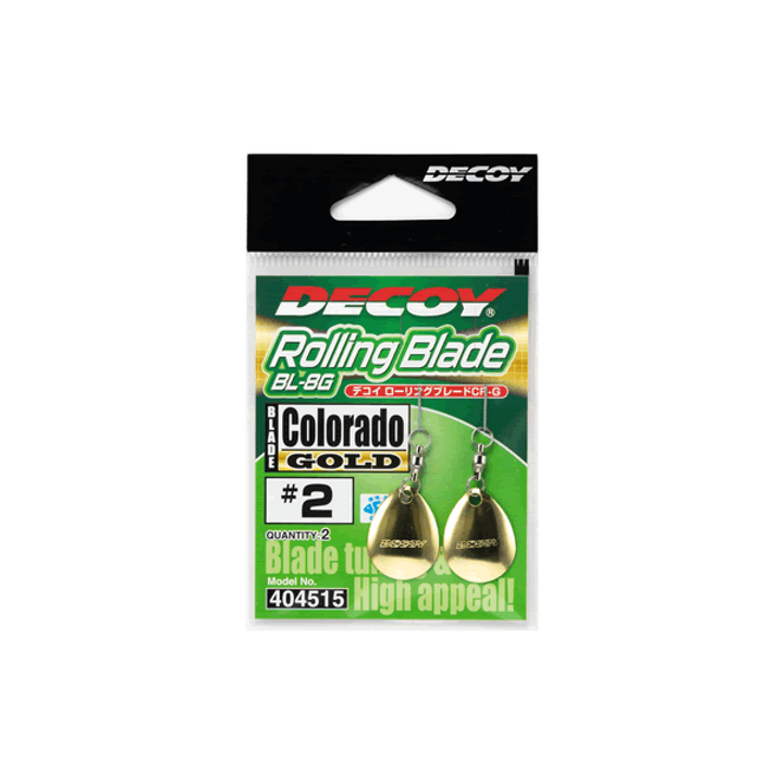 DECOY ROLLING BLADE CR #1 (2 pcs/pack) GOLD