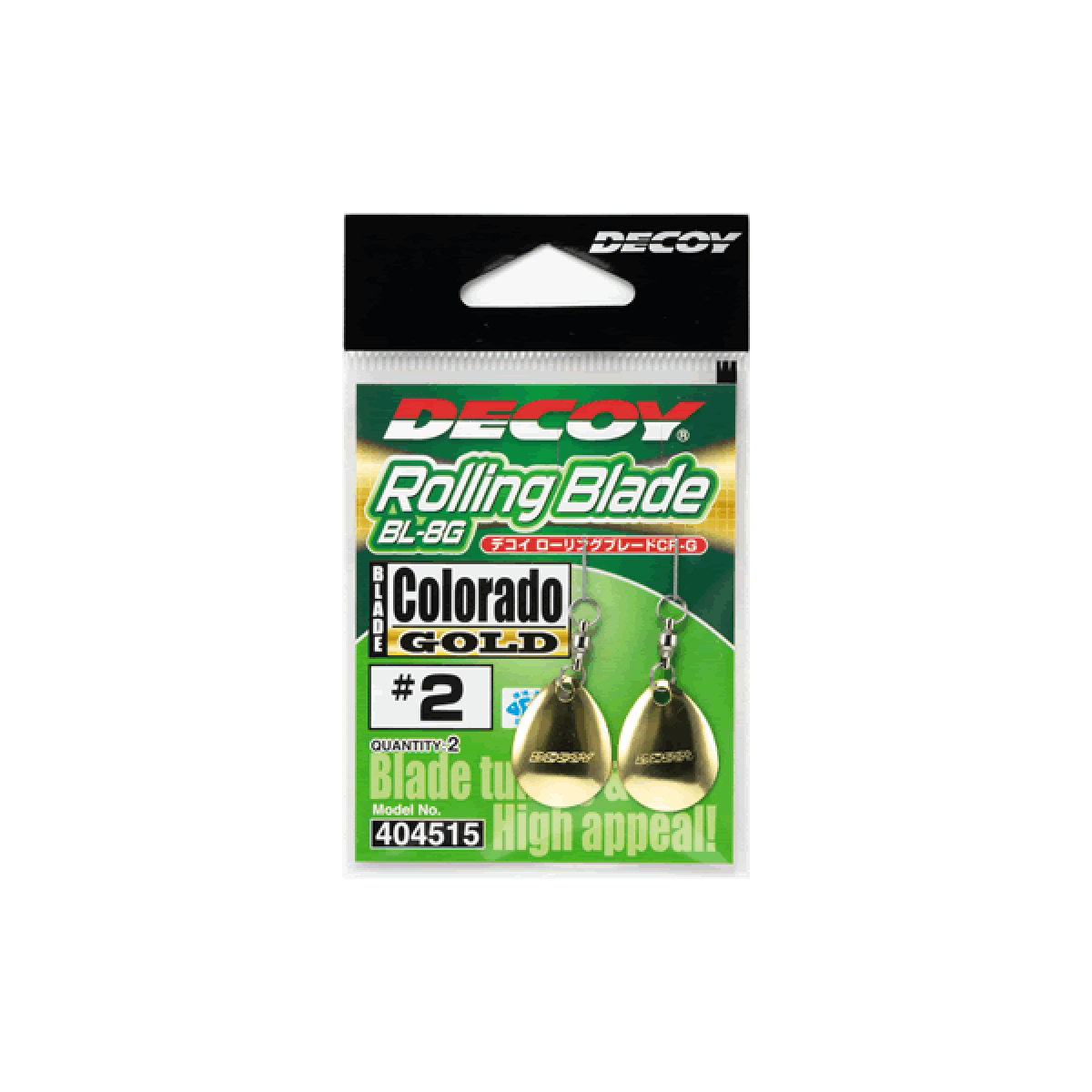 DECOY ROLLING BLADE CR #2 (2 pcs/pack) GOLD