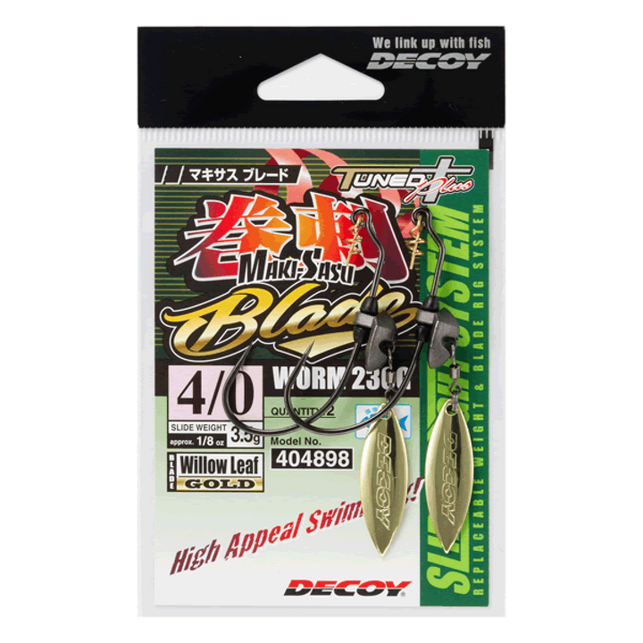 DECOY MAKISASU BLADE #3/0-3.5g Worm230G GOLD