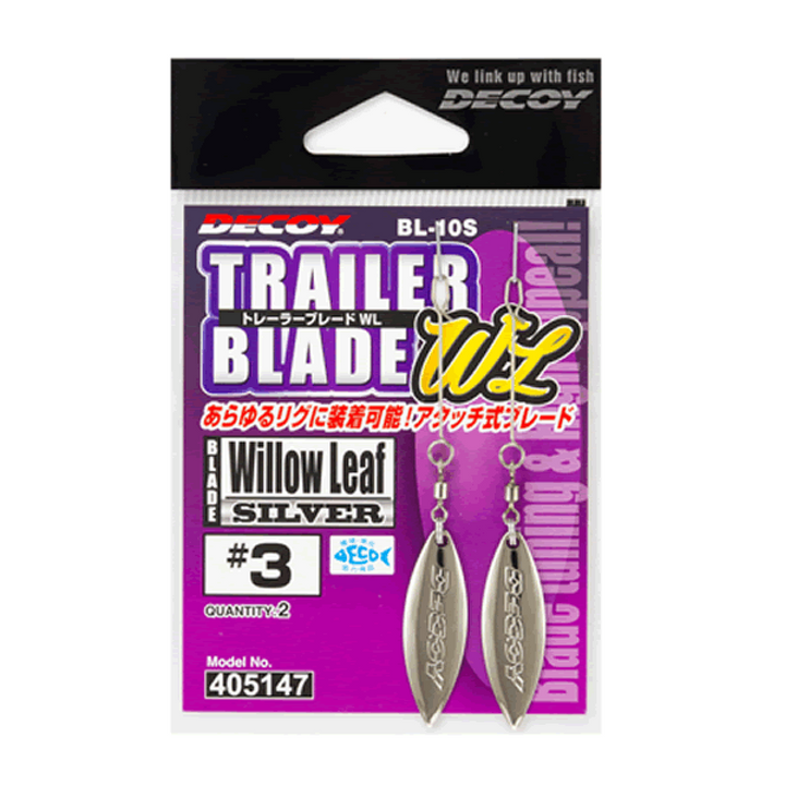DECOY TRAILER BLADE WL #2 BL-10 (2 pcs/pack) SILVER
