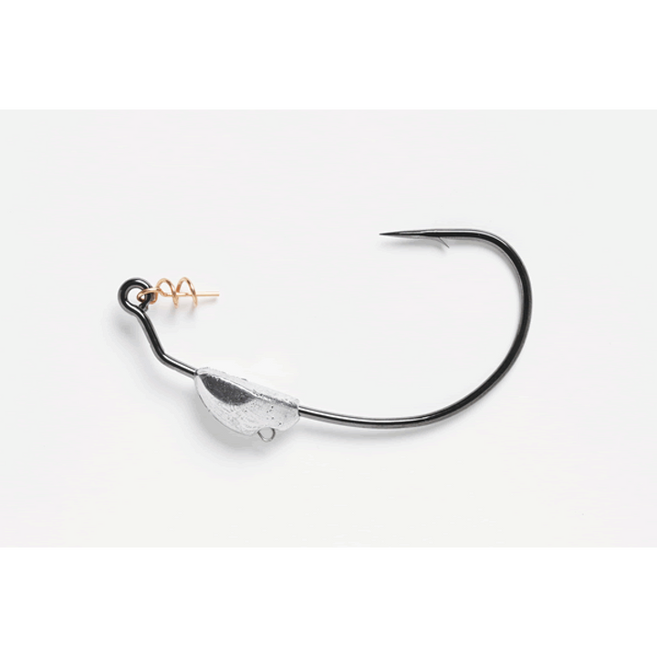 DECOY MAKISASU MAGNUM WEIGHTED #6/0 Worm130M (3 pcs/pack) NS BLACK