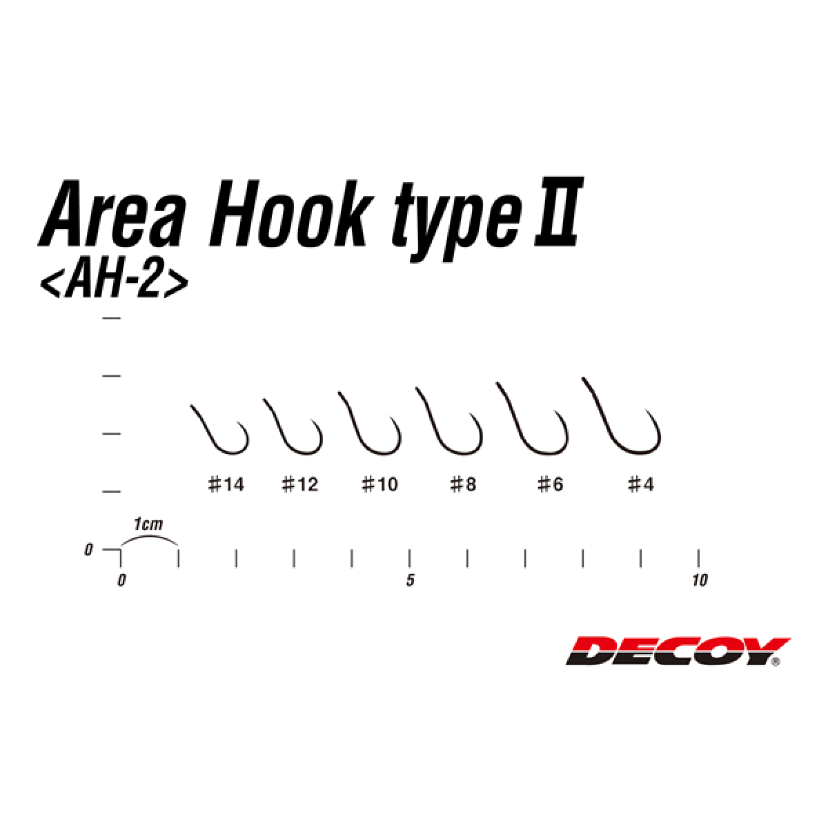 DECOY AREA HOOK TYPE II #12 (8 pcs/pack) MAT BLACK