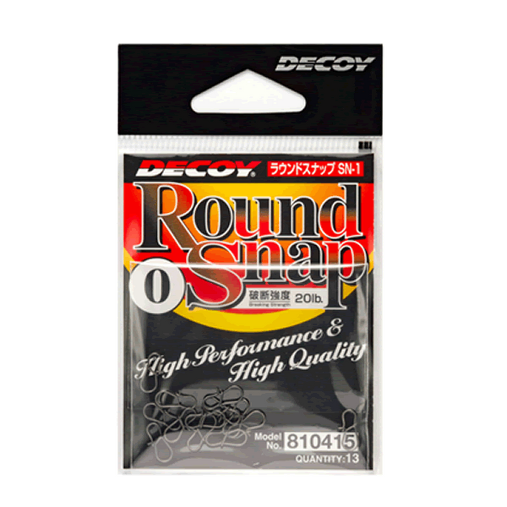 DECOY ROUND SNAP #00 SN-1 (13 pcs/pack) NS BLACK