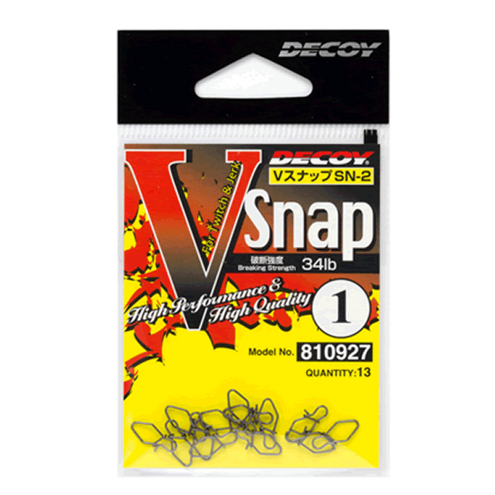 DECOY V SNAP #0 SN-2 (13 pcs/pack) NS BLACK