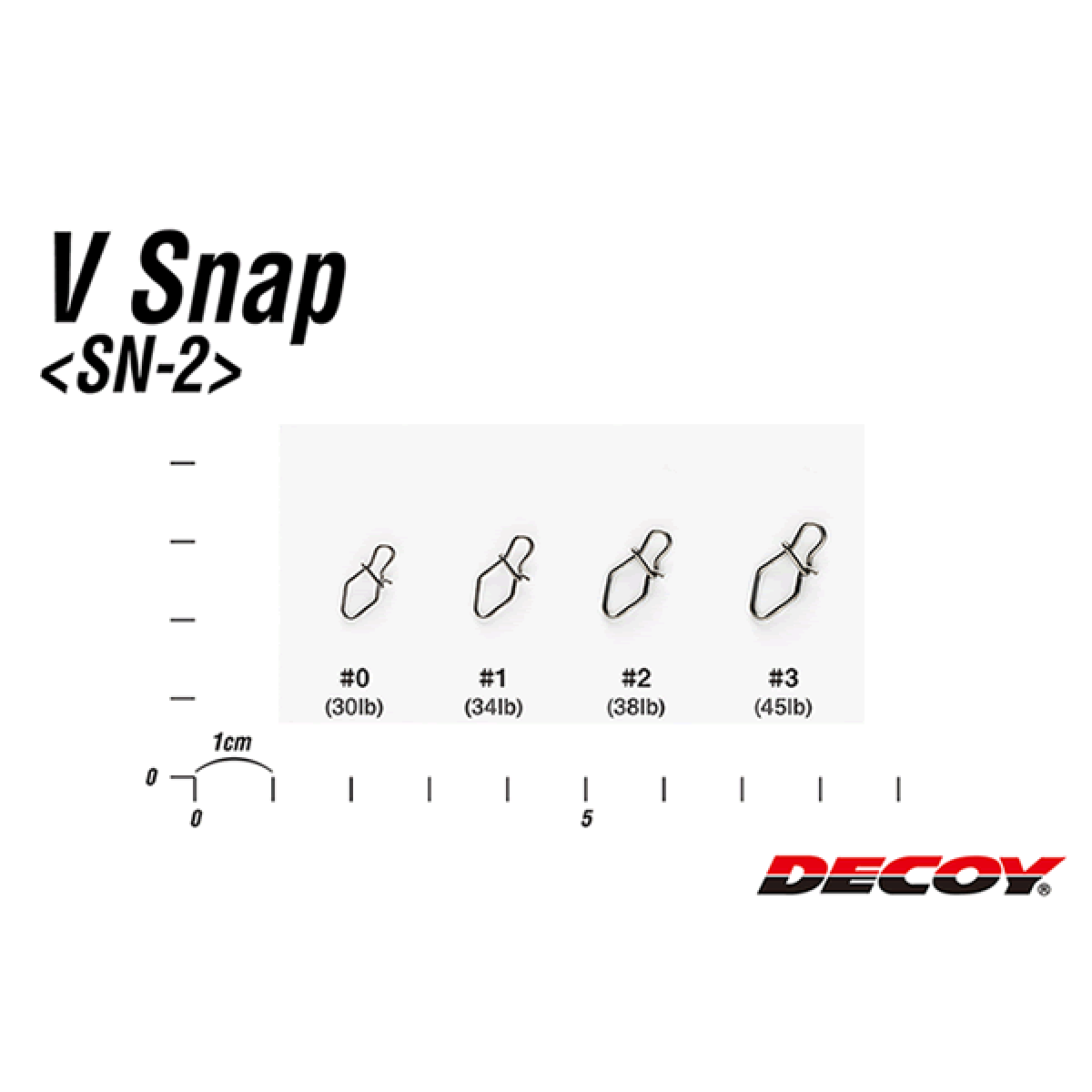 DECOY V SNAP #2 SN-2 (13 pcs/pack) NS BLACK
