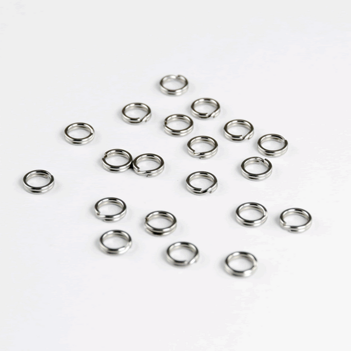 DECOY SPLIT RING MEDIUM CLASS #7 R-3 SILVER
