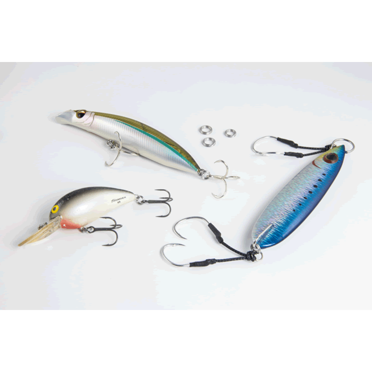 DECOY SPLIT RING MEDIUM CLASS #7 R-3 SILVER