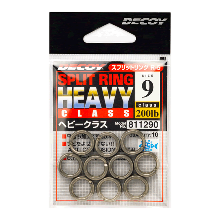 DECOY SPLIT RING HEAVY CLASS #9 R-5 SILVER